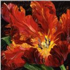 Bobbie Burgers Impasto Flower II painting
